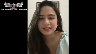 saat live tissa biani gak sadar buah melon nya kelihatan