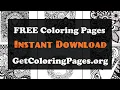 Zen coloring pages free printable