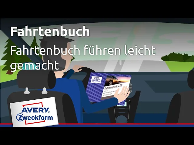 Avery Zweckform Fahrtenbuch 223 – Rechtssicherer km-Nachweis im DIN A5 Format
