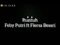 Rapuh - Feby Putri ft Fiersa Besari ( Lirik )