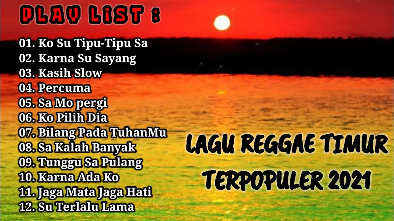 LAGU REGGAE TIMUR | LAGU TIMUR TERPOPULER 2021 || FULL ALBUM