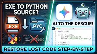 How to Decompile exe to Python Source Code with AI PyLingual Gemini