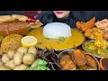 Lagu ASMR EATING ALU BARTHA,PURI,CHOLE,BAINGAN FRY,PALAK PANEER,DAL CHAWAL