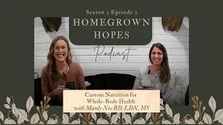 Custom Nutrition for Whole-Body Health with Mandy Nix RD, LDN, MS