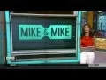Jen Lada in Skinny Jeans and a Leather Skirt ESPN