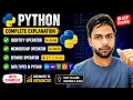Python Operators Data Types Explained Identify Membership Bitwise Operators Python Tutorial