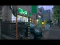 고요한 도쿄의 저녁, 유서 깊은 문학 거리 산책 | 일본 4K HDR