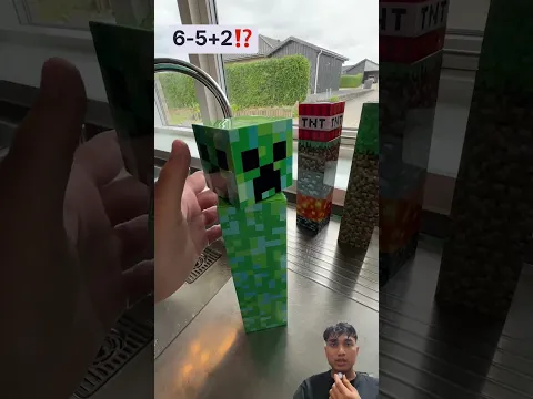 Botol minum Minecraft keren #diy #water