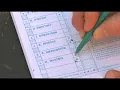 How to Note Substitutions on a Baseball Scorecard