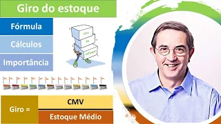 Giro do estoque. Quantas vezes o estoque é renovado? Fórmula. Estoque médio. Dominando a fórmula.