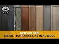 Metal Siding That Looks Like Wood 8 Authentic Looking Colors To Choose From