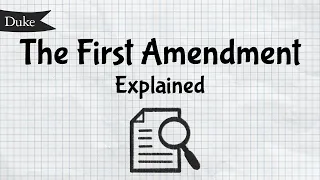 The First Amendment Explained Quick Learner 