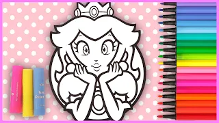Princess Peach  Reine des Champignons Coloriage Peinture