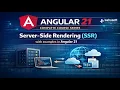 Server-Side Rendering SSR with examples in Angular 21 Angular 21 tutorial series 2026