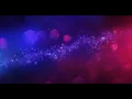 4k Abstract Red and Blue Particles background Loop
