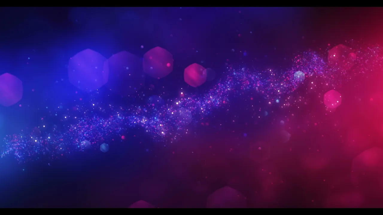 4k Abstract Red and Blue Particles background | Loop