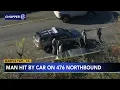 Man struck critically injured in pedestrian crash on I-476 in Delaware County