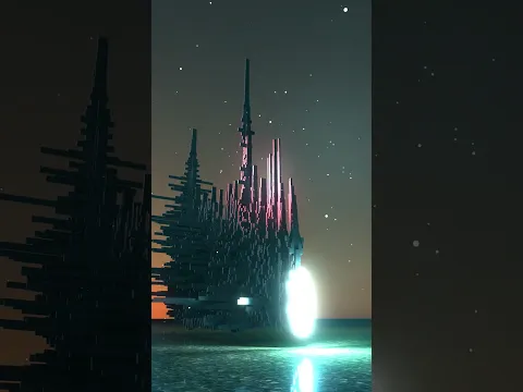 Vivaldi - Winter | Frozen Geometry 🚢🧊🎻 (3D Visualizer)  #audiovisualizer #shorts   #musicanimation