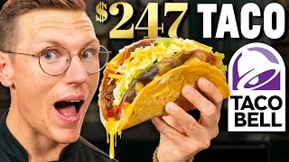 247 Taco Bell Cheesy Gordita Crunch Taste Test FANCY FAST FOOD
