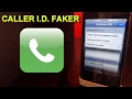 How to Fake your caller ID on iPhone iPod or iPad CallerID Faker App