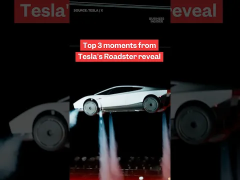 #Tesla reveals #Roadster able to drive upside down, launch in air, hit 60 mph in less than 1 second