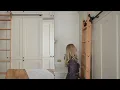 Rolling Ladder for Tall Kitchen Cabinets Demo and Inspiration