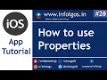 How to use Properties in iOS App using Objective-C