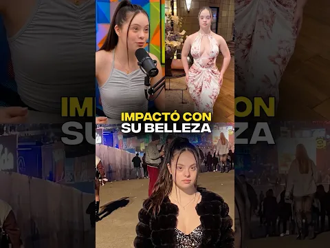 Impactó con su belleza.