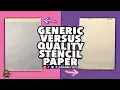 Generic Vs Quality Tattoo Stencil Paper