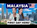 Download Lagu OUR FIRST DAY IN MALAYSIA 🇲🇾 Kuala Lumpur Surprised Us! 😳