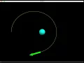 vPython Orbital Demonstration