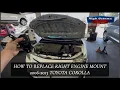 How To Replace Right Engine Mount 2006-2013 Toyota Corolla