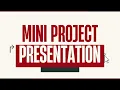 PRESENTATION MINI PROJECT DFK30053 OBJECT ORIENTED PROGRAMMING