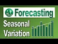 How to Add Seasonality to your Excel Forecast