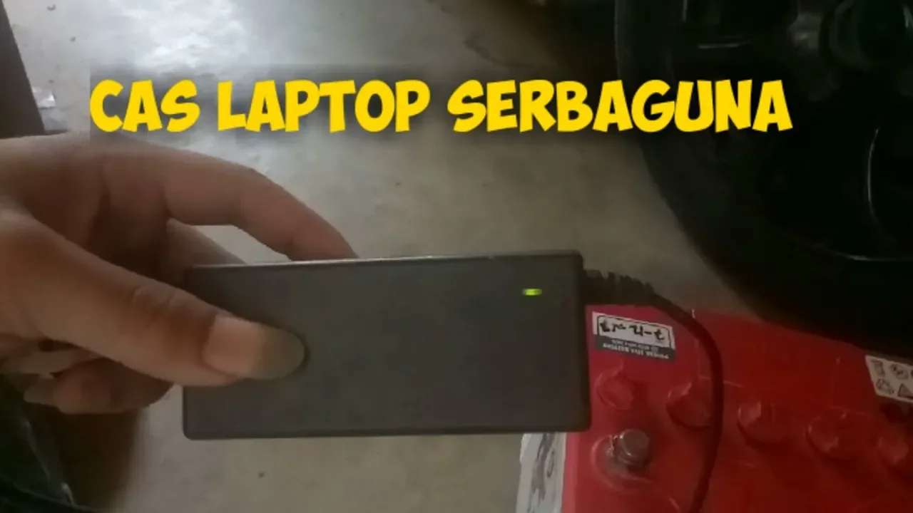 CARA BUAT CAS AKI DENGAN ADAPTOR LAPTOP