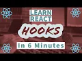 Learn React Hooks In 6 Minutes