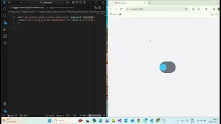 Toggle button Angular Tailwindcss Typescript