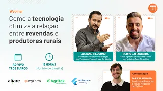 Webinar | Como a tecnologia otimiza a relação entre revendas e produtores rurais