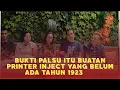 BUKTI PALSU ITU BUATAN PRINTER INJECT YANG BELUM ADA TAHUN 1923‼️‼️‼️