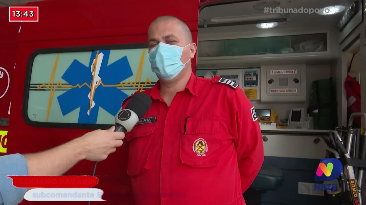 Unidade de suporte avançada bombeiros voluntários contam com nova ambulância