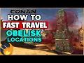 How To MASTER Fast Travel Using OBELISKS - Obelisk Locations Guide Conan Exiles