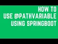 How to use pathvariable in different different ways using spring boot