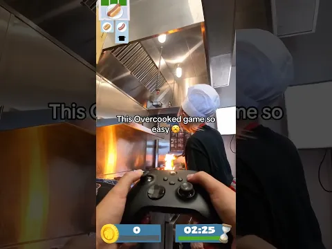 Overcooked IRL is so easy 🍳🥱