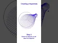 Surprising Hyperbola Construction Using a Circle Method 1