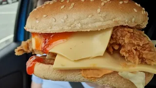 4K Bangor KFC Restaurant drive through review 2022 Zinger Stacker meal LL57 4SU UK takeaway rated
