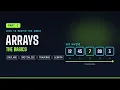 Master Arrays in Java Theory Code Data Structures Algorithms Series