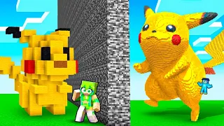 Hice Trampas con POKÉMON en Batalla de Construcción en Minecraft!