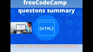 Basic html and html5 freeCodeCamp - part 1