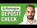 How To Deposit A Check Online Huntington How To Make A Mobile Check Deposit On Huntington Bank