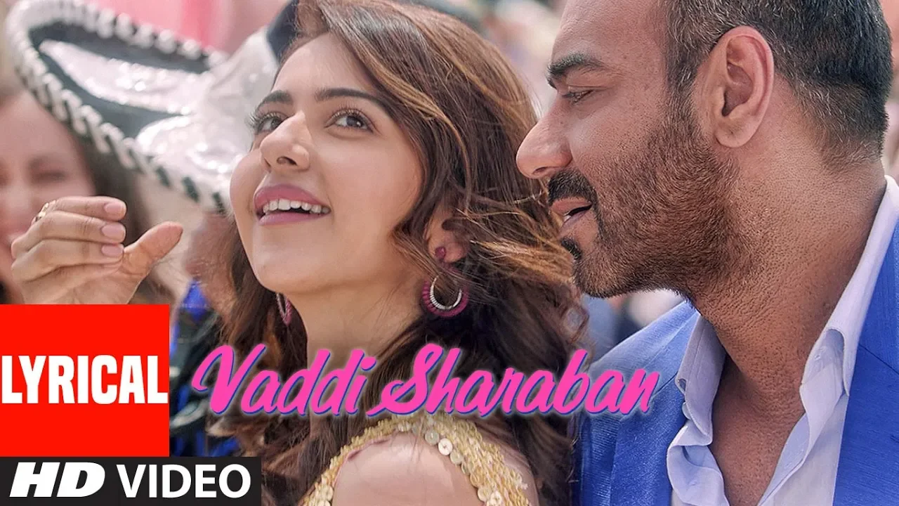 LYRICAL:Vaddi Sharaban | De De Pyaar De | Ajay Devgn, Rakul, Tabu | Sunidhi, Navraj | Vipin Patwa